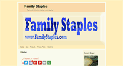 Desktop Screenshot of familystaples.com