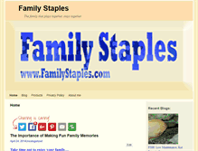 Tablet Screenshot of familystaples.com